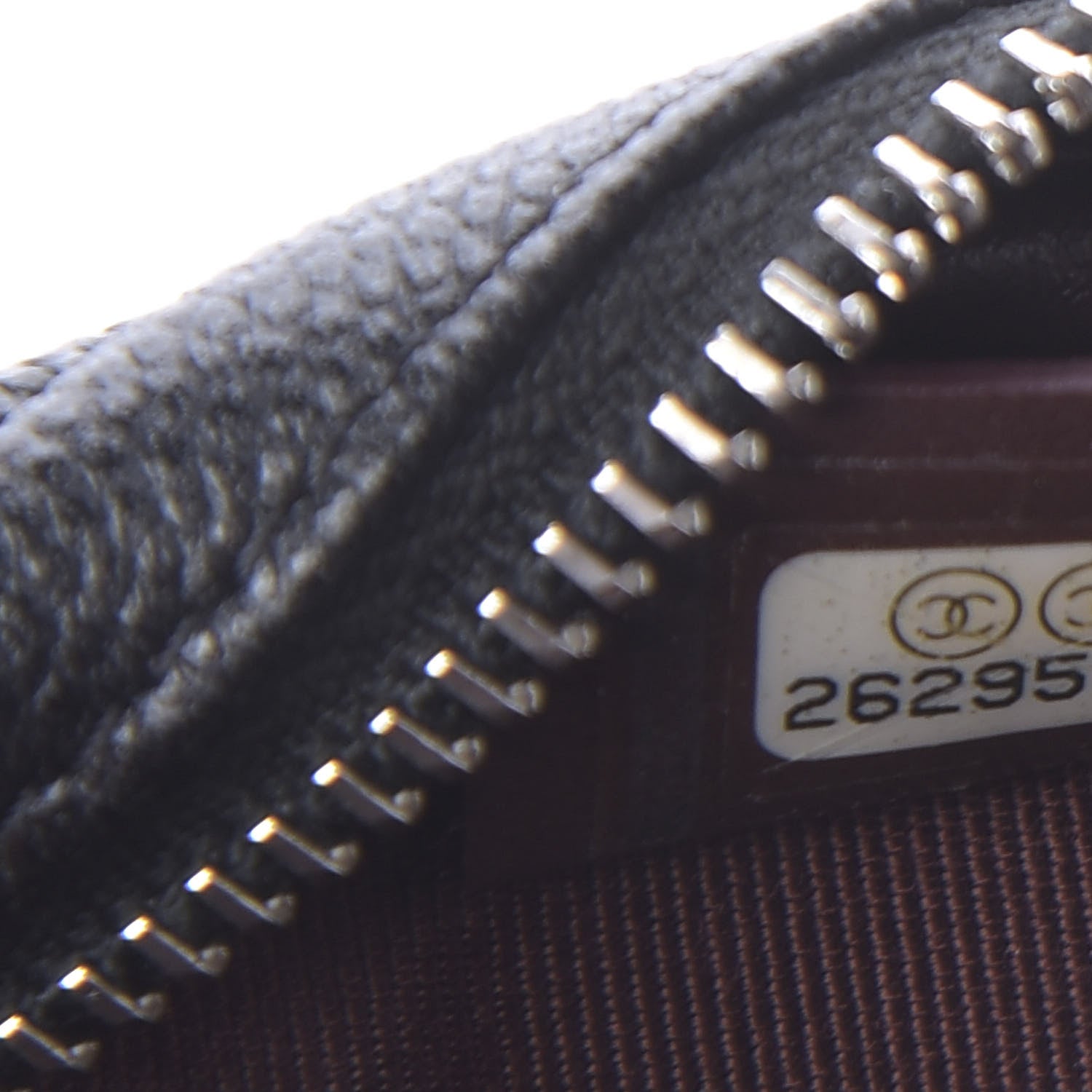 Chanel Caviar Quilted Zip Around Classic Coin Purse Black 9 of 9