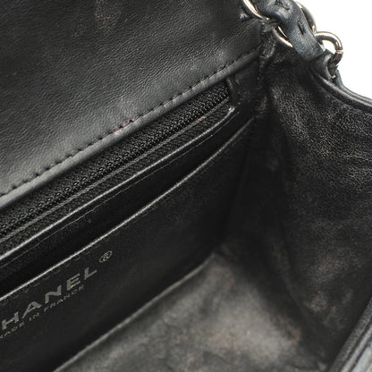 Chanel Lambskin Quilted Mini Square Flap Black 2 of 12