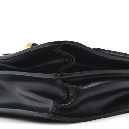 Fendi Vitello Liberty FF 1974 Embossed Small Kan I Shoulder Bag Black 10 of 10