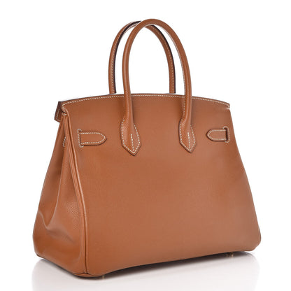 Hermes Epsom Birkin 30 Gold 3 of 7