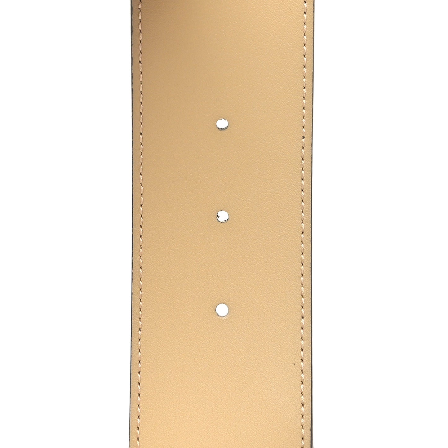Calfskin Striped Textured Double G 50mm Belt 90 36 Black Beige