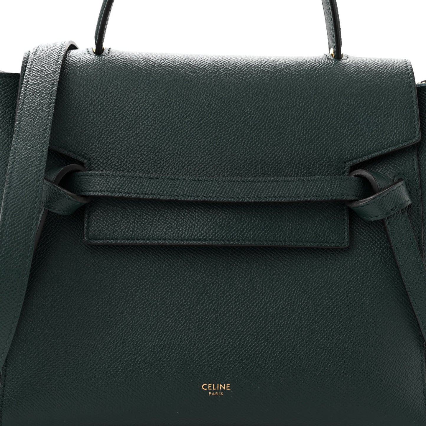 Grained Calfskin Micro Belt Bag Amazone