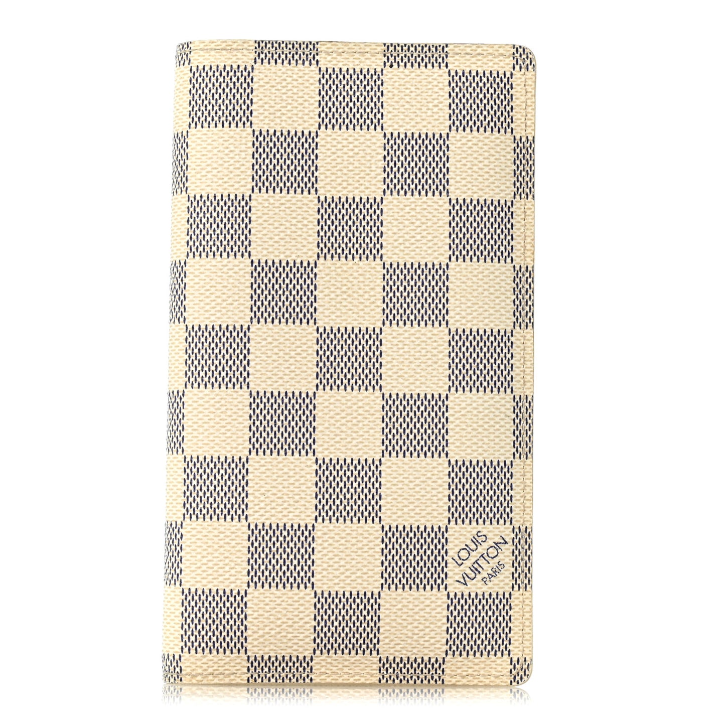 Damier Azur Checkbook Cover Wallet