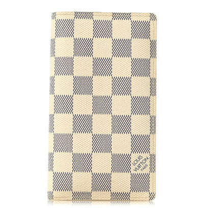 Louis Vuitton Damier Azur Checkbook Cover Wallet 1 of 8