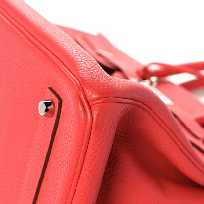 Hermes Taurillon Clemence Birkin 35 Rose Jaipur 11 of 14