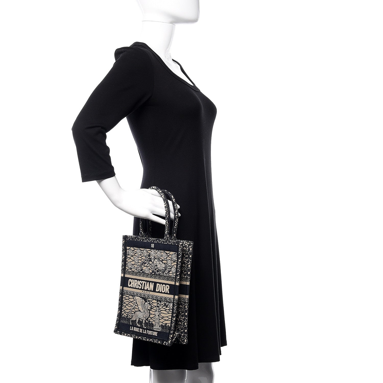 Christian Dior Embroidered La Roue La Fortune Tarot Vertical Book