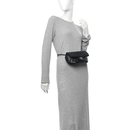 Chanel Calfskin Quilted CC Uniform Flap Belt Bag Black 2 of 10