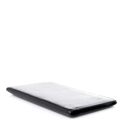 Louis Vuitton Epi Checkbook Organizer Wallet Black 4 of 13