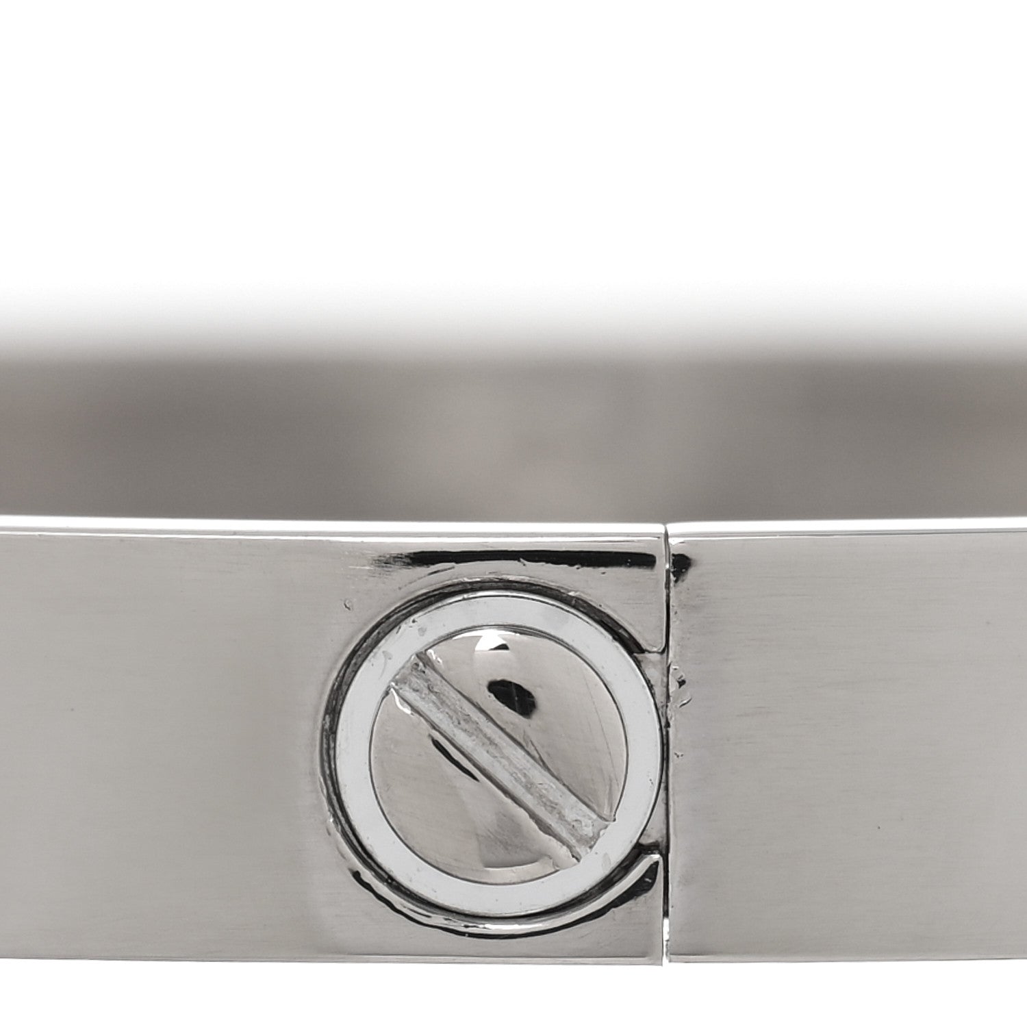 Cartier 18K White Gold LOVE Bracelet 18 5 of 6