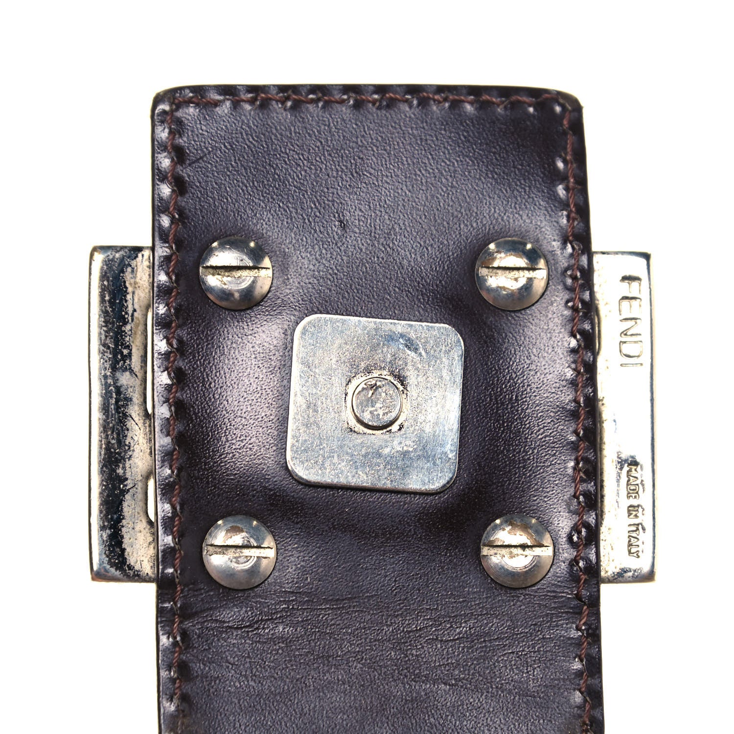 Fendi Zucchino Mama Baguette Dark Brown 13 of 17