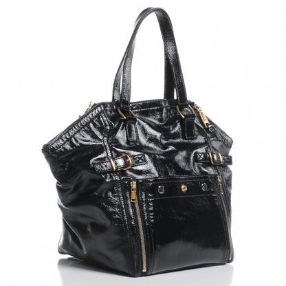 Saint Laurent Patent Medium Downtown Black 3 of 7