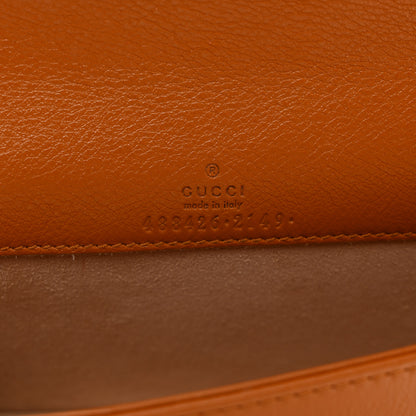 Gucci Calfskin Matelasse GG Marmont Mini Bag Cognac 6 of 9