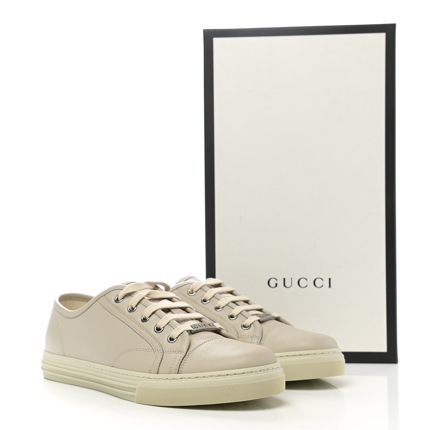 Calfskin Miro Soft Mens Lace Up Sneakers 8.5 Mystic White