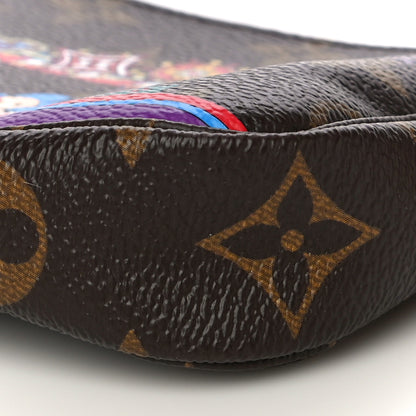 Louis Vuitton Monogram 2020 Christmas Animation Bumper Cars Mini Pochette Accessories Coquelicot 11 of 16