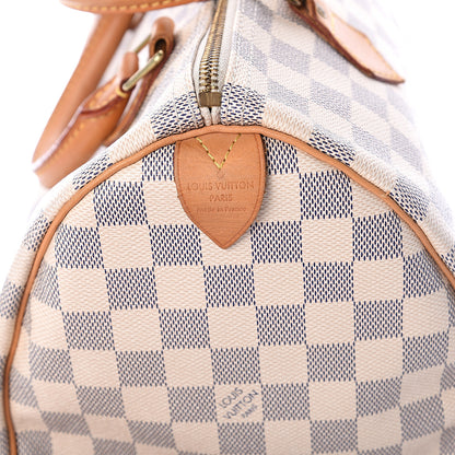 Louis Vuitton Damier Azur Speedy 30 5 of 9