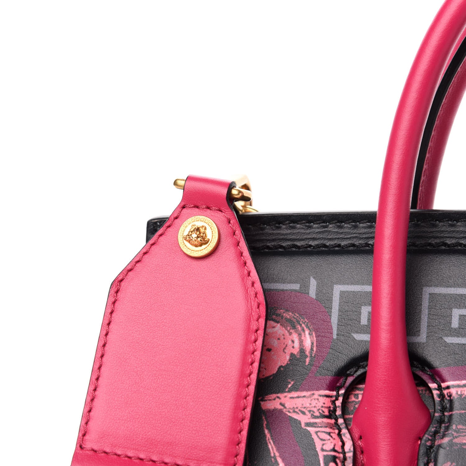 Versace Calfskin Palazzo Empire Pop Magna Grecia Bag Multicolor 10 of 12