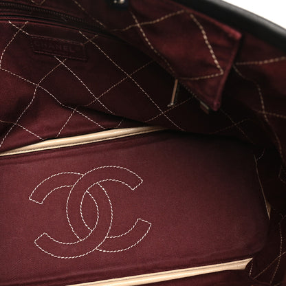 Chanel Grained Calfskin Medium Fever Shopping Tote Beige 6 of 12