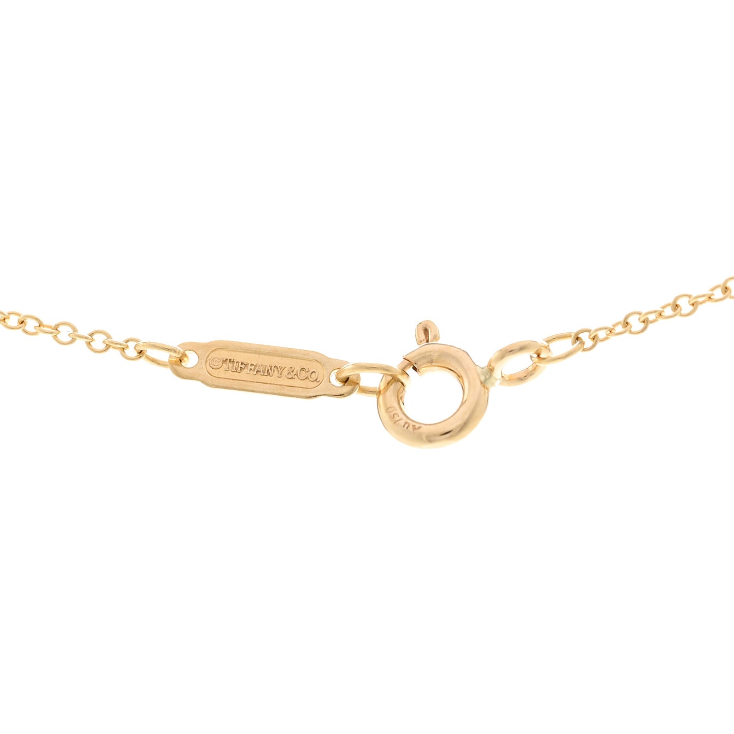 18K Yellow Gold Chain Necklace 16"