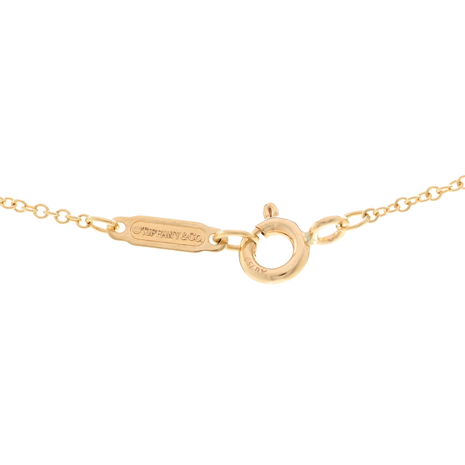 Tiffany 18K Yellow Gold Chain Necklace 16" 4 of 4