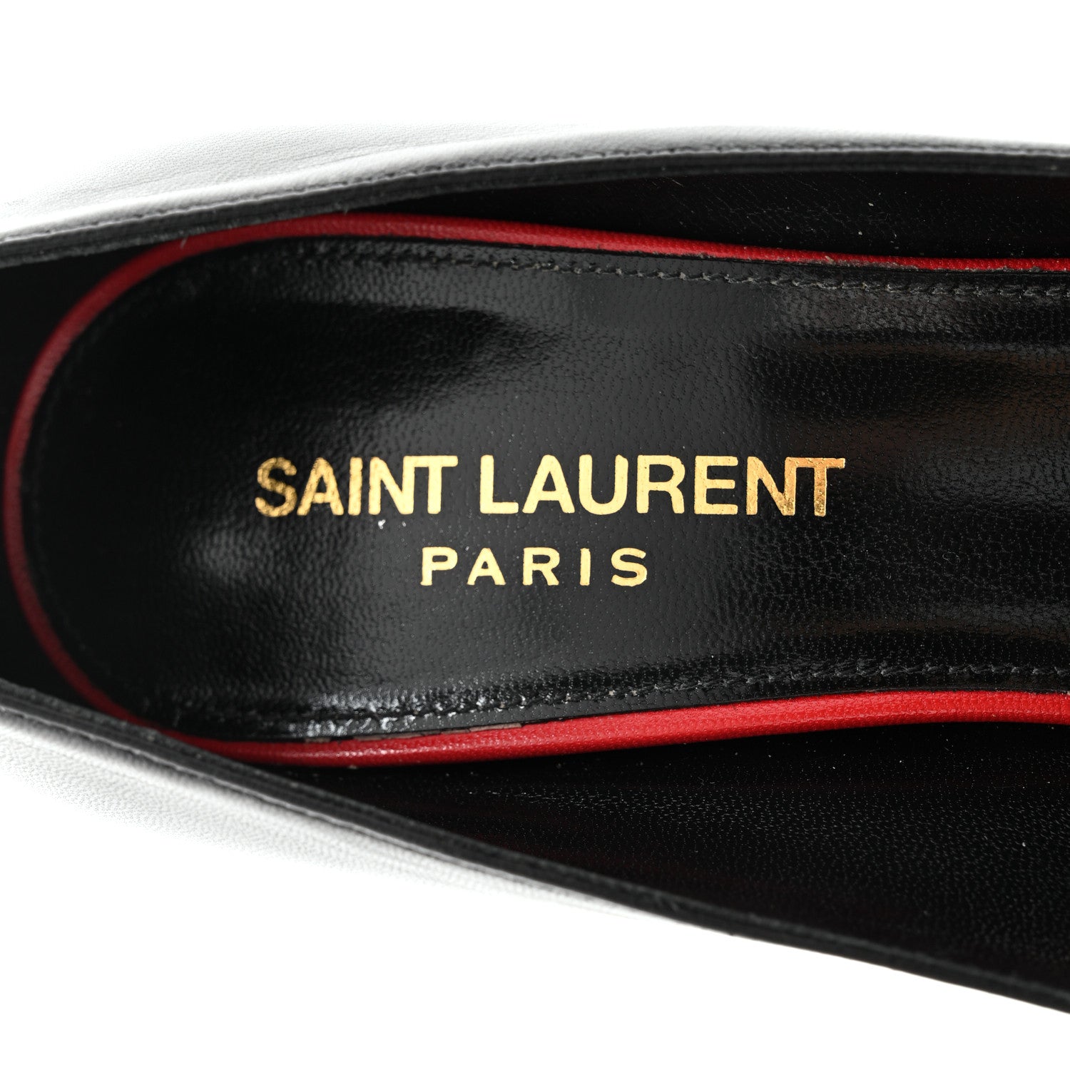 Saint Laurent Kitten Heel Pumps 36 Black 7 of 9