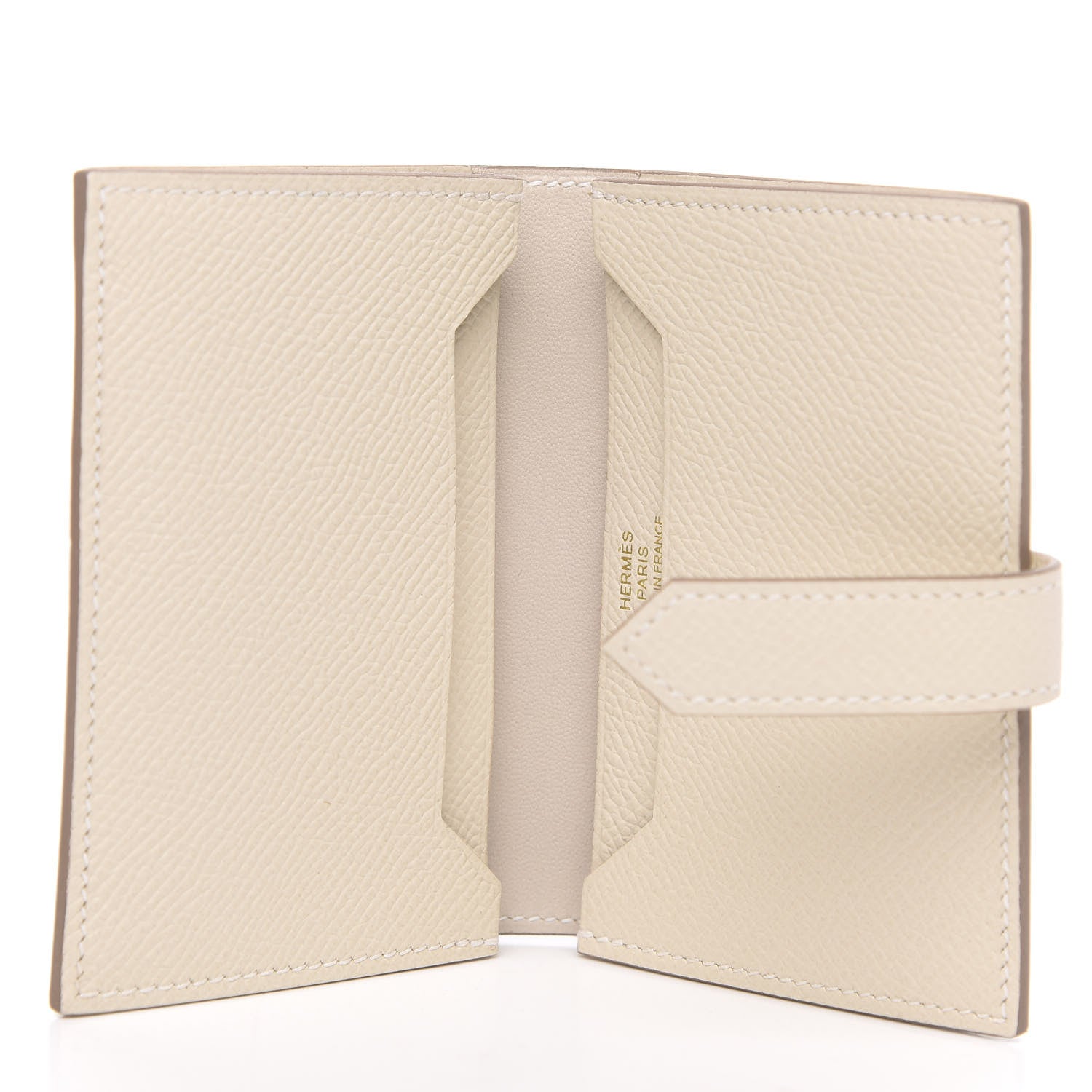 Hermes Epsom Bearn Card Holder Wallet Craie 5 of 8