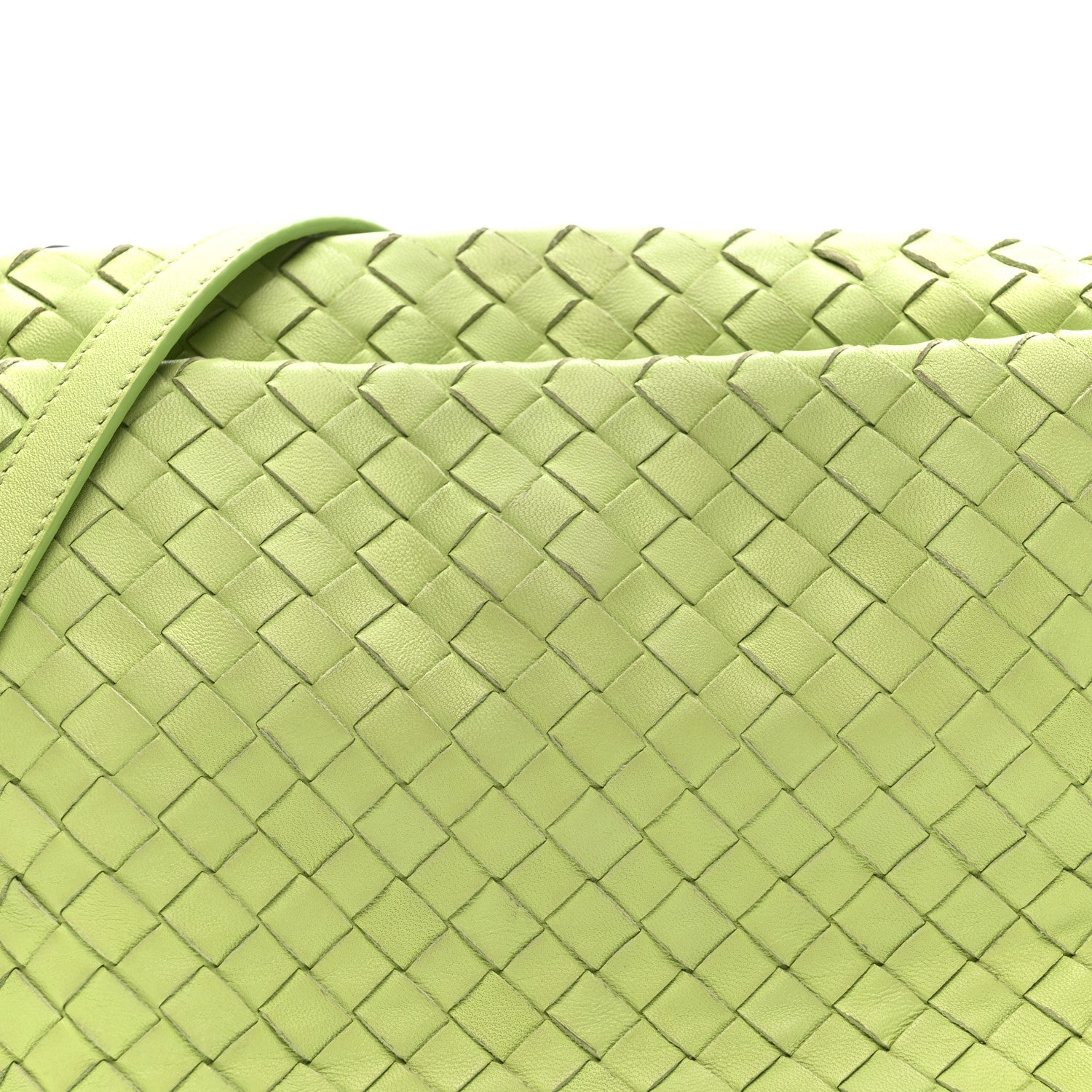 Bottega Veneta Nappa Intrecciato Small Camera Bag Acid Kiwi 8 of 15