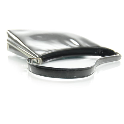 FASHIONPHILE SALVATOREFERRAGAMOPatentLeatherBoxShoulderBagBlack 5 of 8