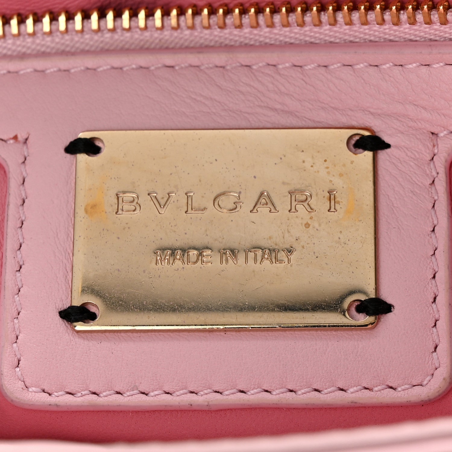 Bulgari Calfskin Matelasse Small Serpenti Cabochon Shoulder Bag Pink 6 of 10