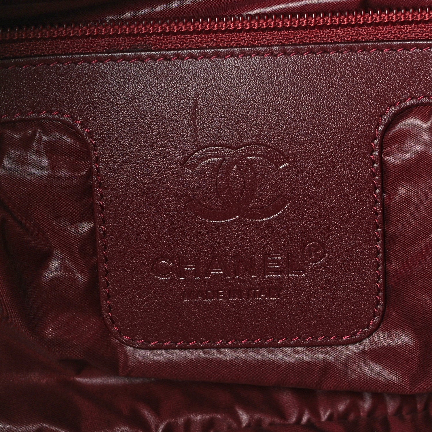 Chanel Nylon Quilted Large Coco Cocoon Tote Black 6 of 9