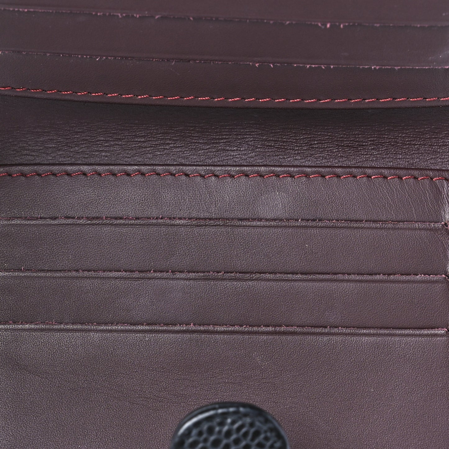 Caviar Quilted Compact French Flap Wallet Black