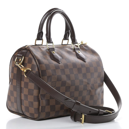 Louis Vuitton Damier Ebene Speedy Bandouliere 25 3 of 15