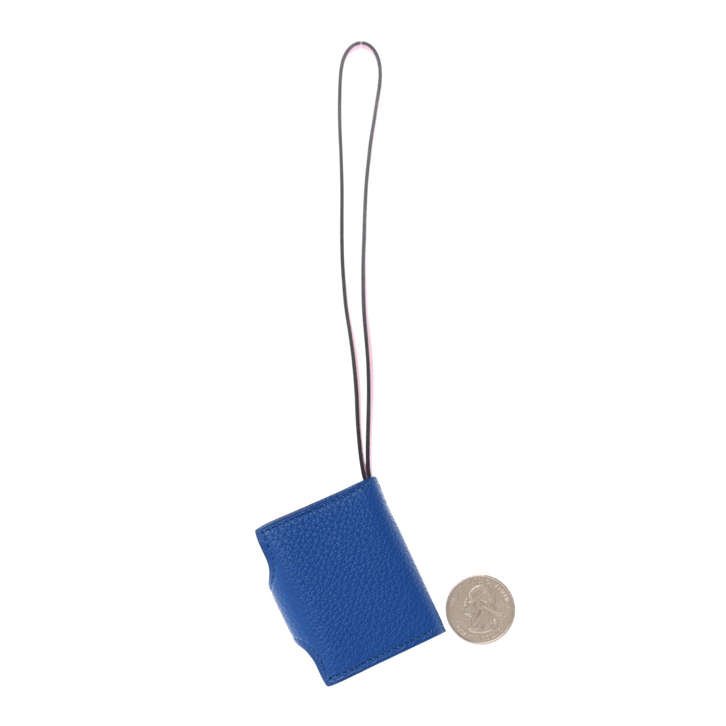 Togo Swift Verso Ulysse Nano Bag Charm Bleu France Mauve Sylvestre