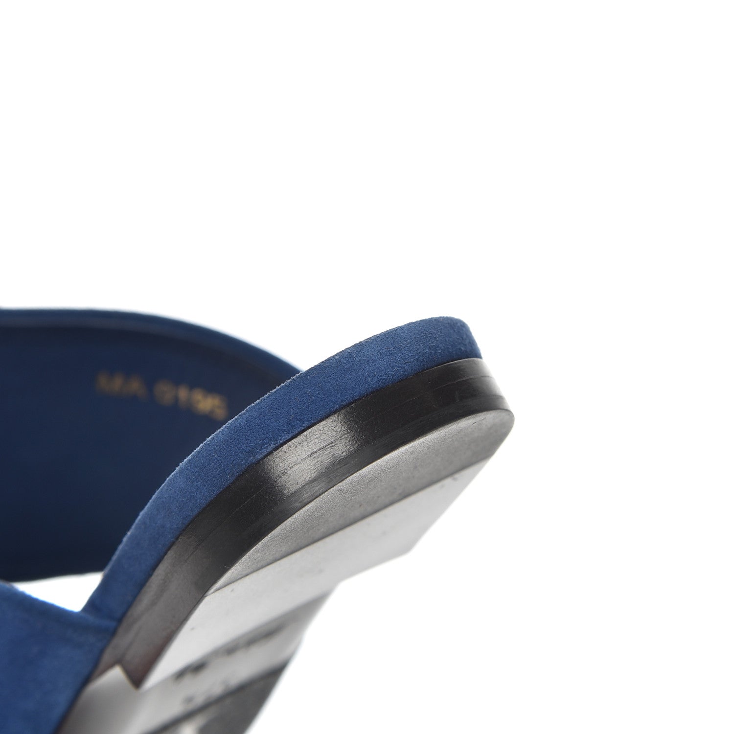 Louis Vuitton Suede Bayfront Mule 37.5 Blue 11 of 13
