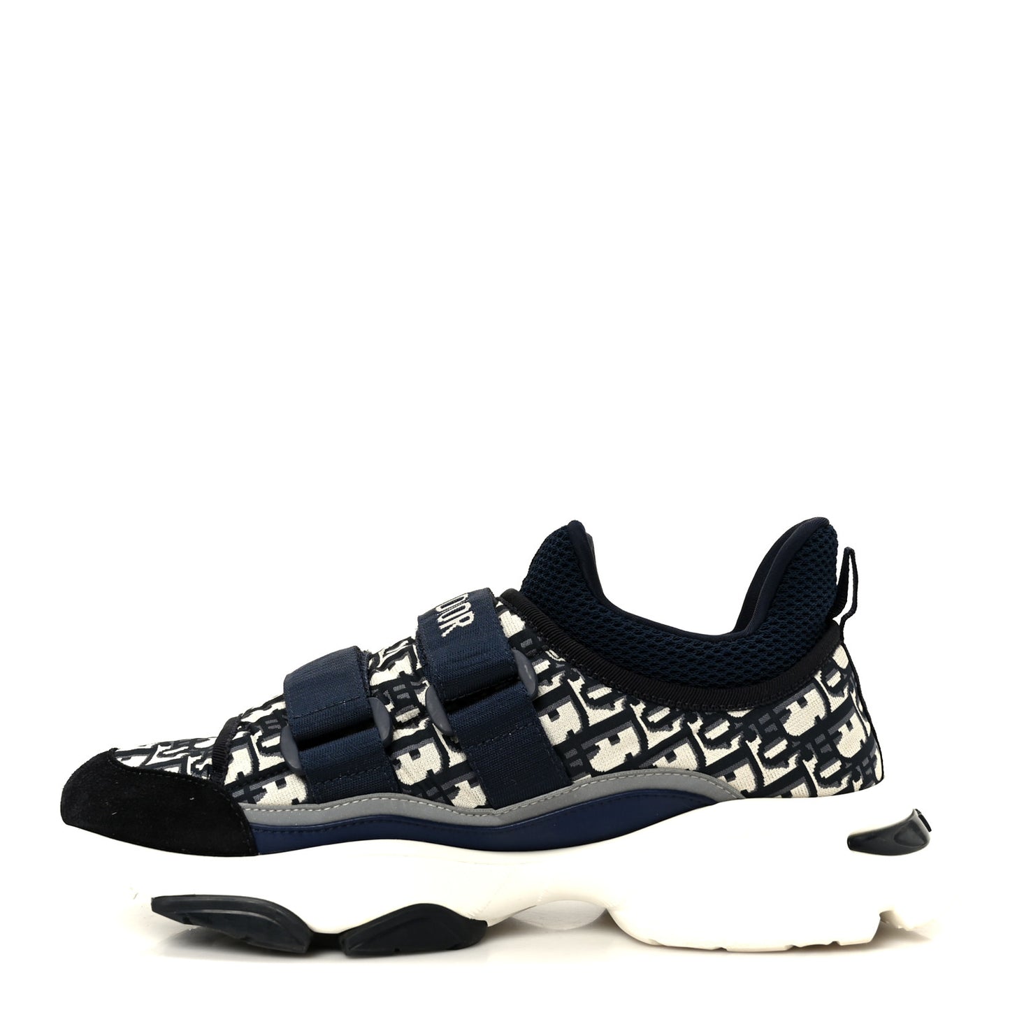 Technical Fabric Oblique D-Wander Sneakers 40 Deep Blue