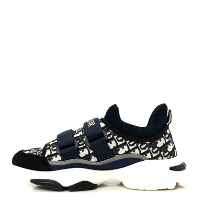 Christian Dior Technical Fabric Oblique D-Wander Sneakers 40 Deep Blue 1 of 10