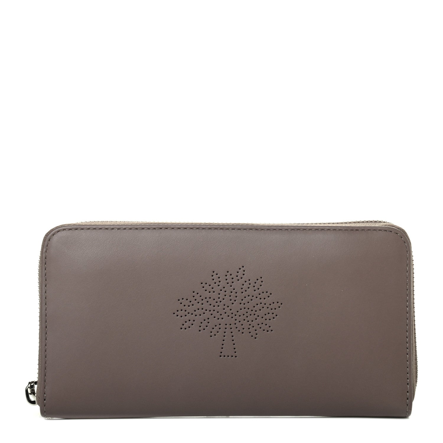 Mulberry Nappa Blossom Zip Around Long Wallet Taupe 1 of 4