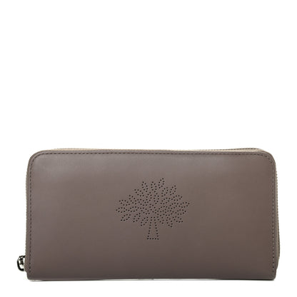 Mulberry Nappa Blossom Zip Around Long Wallet Taupe 1 of 4