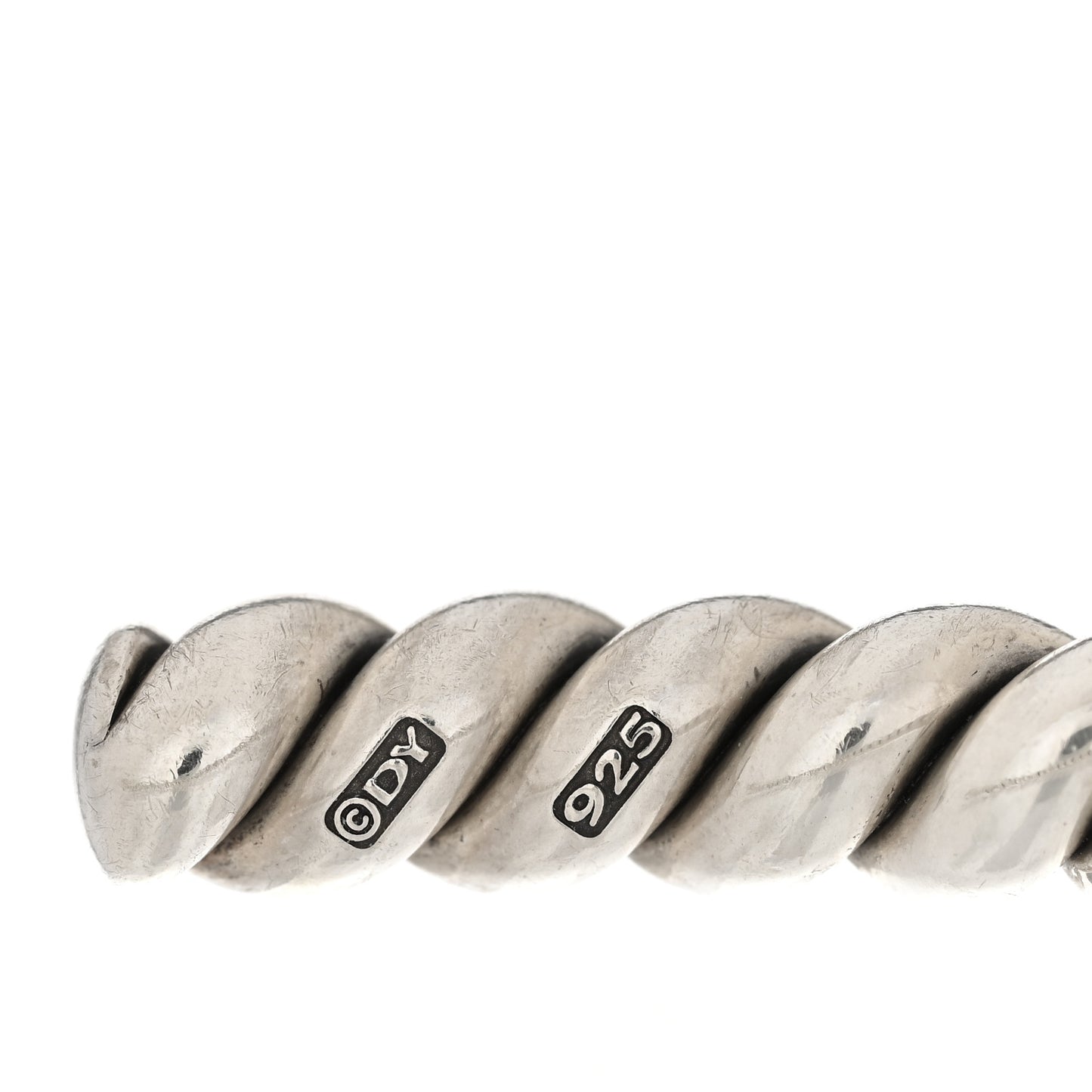 Sterling Silver 6mm Cable Stax Cuff Bracelet