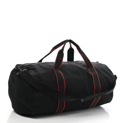 Alexander McQueen Canvas Selvedge Duffle Black Red 2 of 8