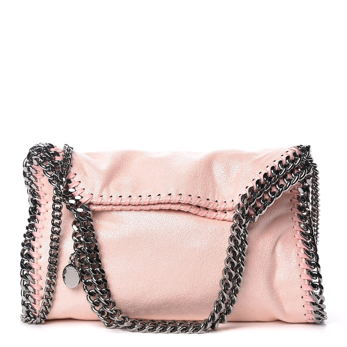 Shaggy Deer Mini Falabella Fold Over Tote Powder