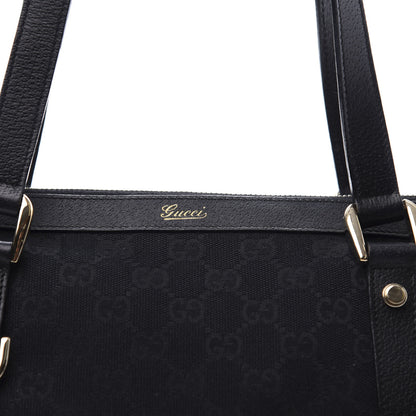 Gucci Monogram Abbey Medium Tote Black 9 of 9