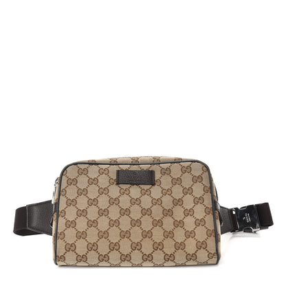 Gucci Monogram Belt Bag Dark Brown 1 of 10