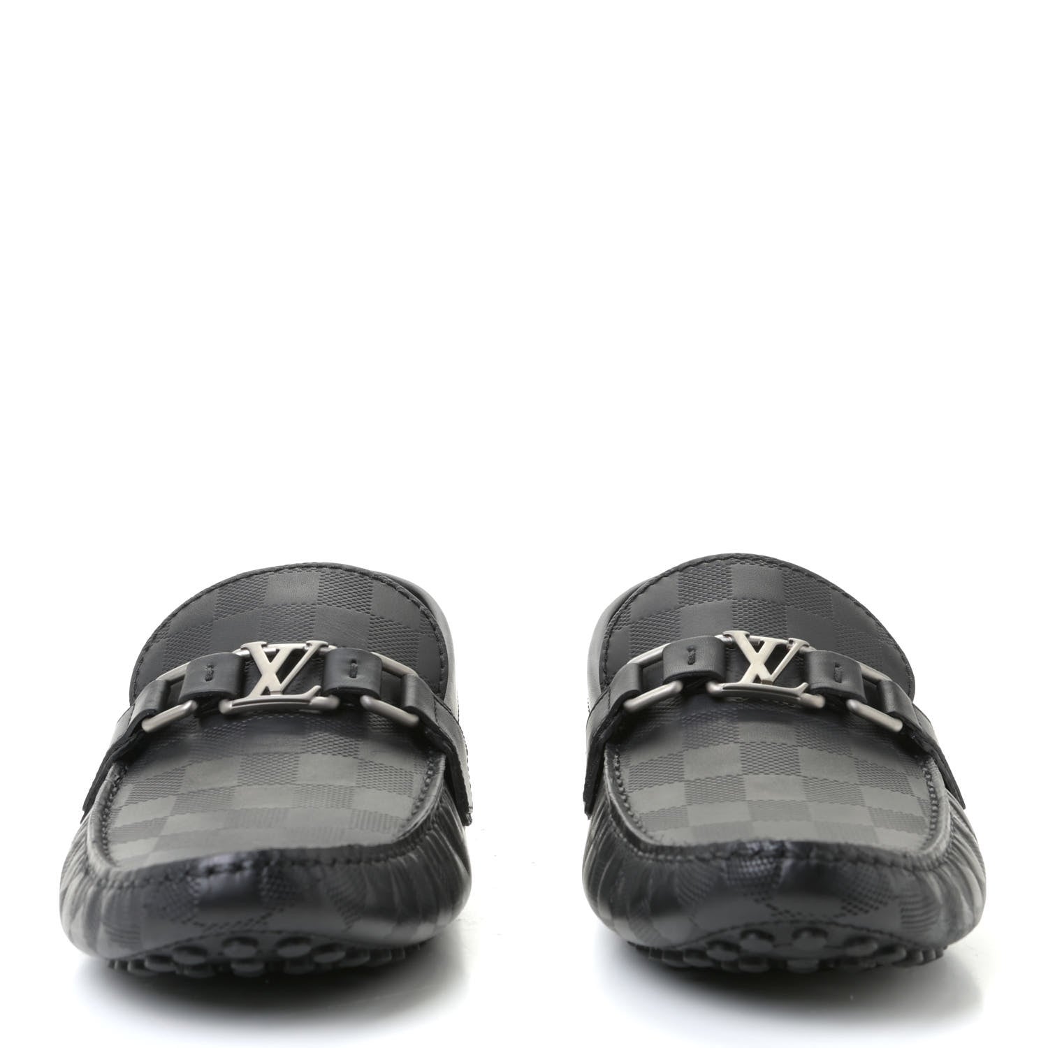 Louis Vuitton Damier Infini Hockenheim Moccasin Loafers 9 Onyx 4 of 11