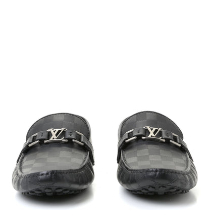Louis Vuitton Damier Infini Hockenheim Moccasin Loafers 9 Onyx 4 of 11