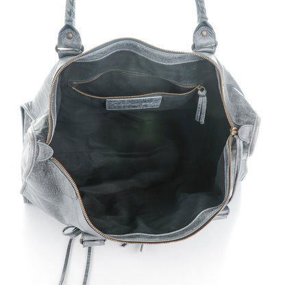 Balenciaga Agneau Rubber Covered Classic Hardware Work Anthracite 6 of 8