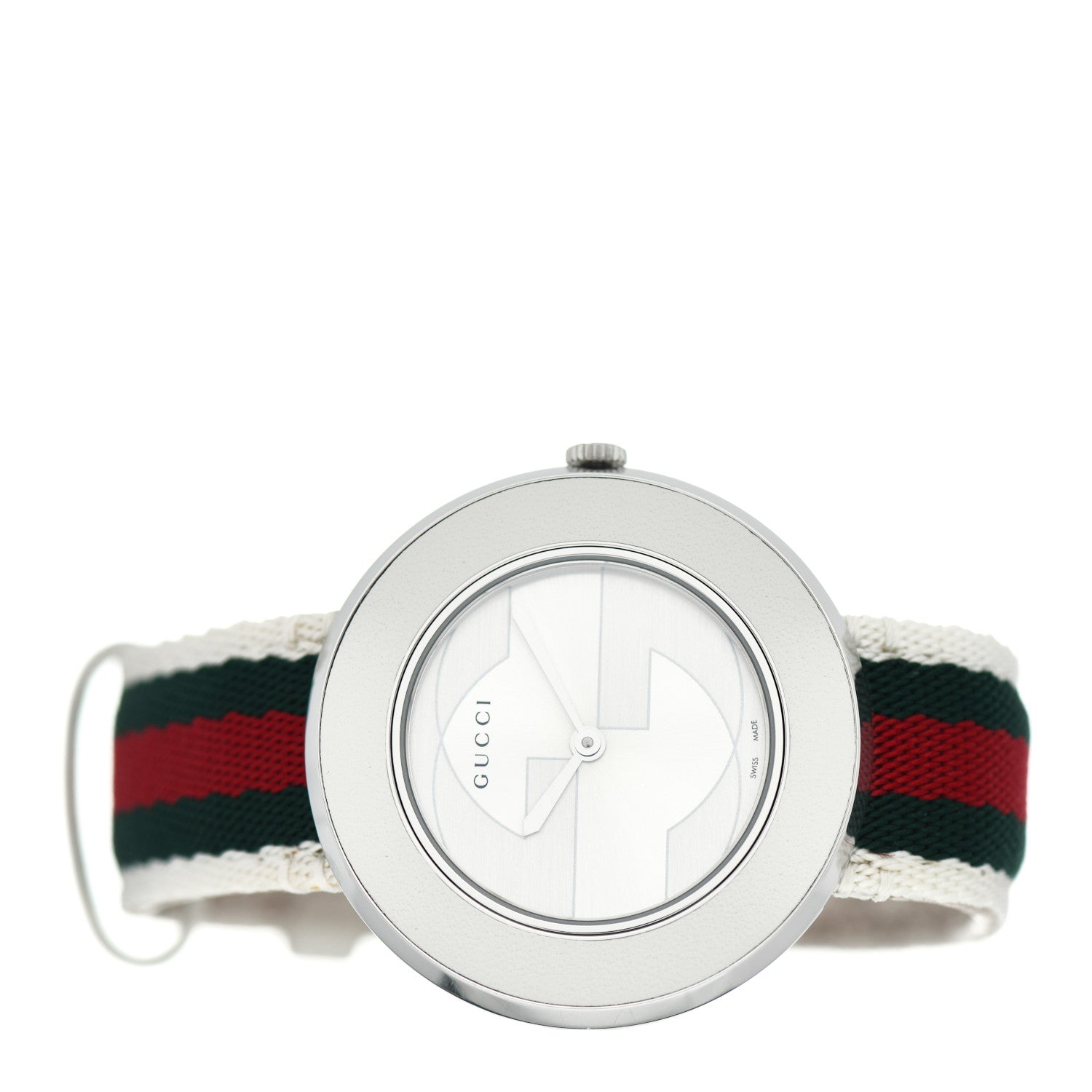 Gucci Stainless Steel Nylon 36mm U-Play Quartz Watch 2 of 5