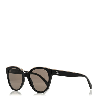 Chanel Acetate CC Butterfly Sunglasses 5414 Black 1 of 8