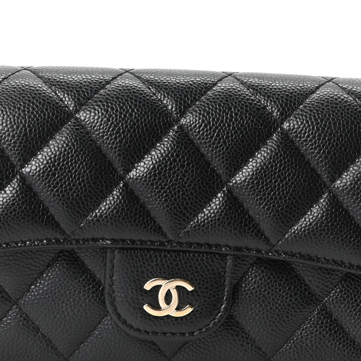 Chanel Caviar Quilted CC Flap Belt Bag Black 8 of 11