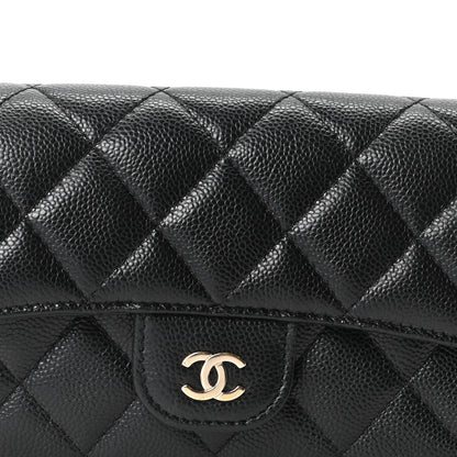 Chanel Caviar Quilted CC Flap Belt Bag Black 8 of 11