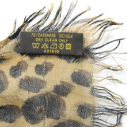 Louis Vuitton Cashmere Silk Leopard Stole 5 of 8